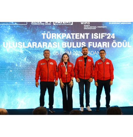 TEKNOFEST Uluslararası Buluş Fuarı bronz madalya ödül töreni